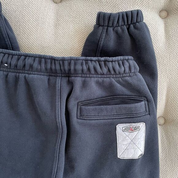Nike Jordan Sport DNA Fleece Jogger Sweat Pants Jumpman Logo Black S - Picture 6 of 9